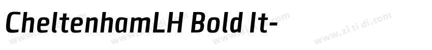 CheltenhamLH Bold It字体转换